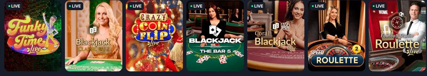 Lootrun Casino: live игры